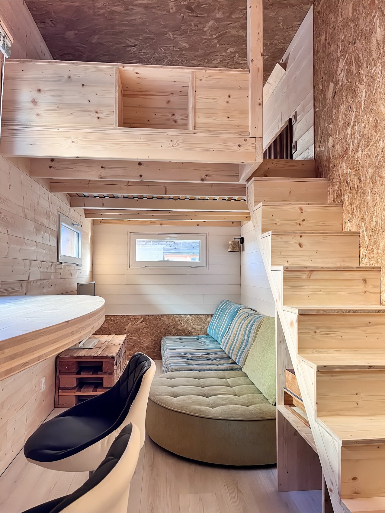 Tiny House Eco Bois Construction, aménagement intérieur