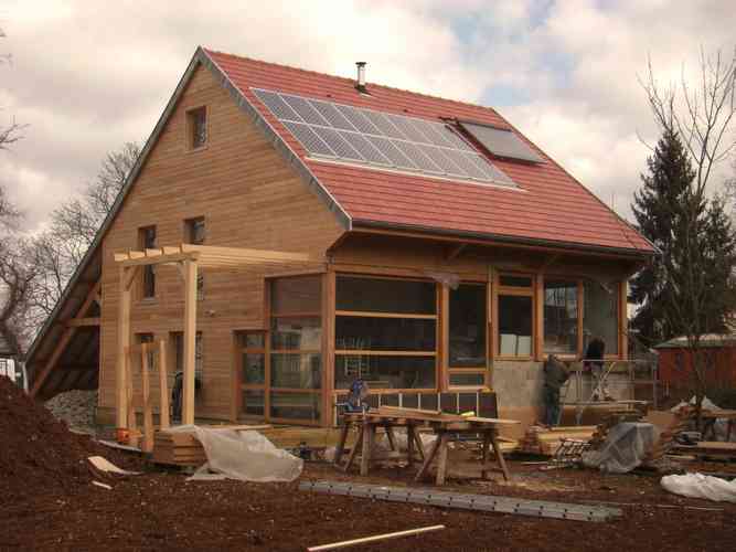 réalisation eco bois construction maison à Chagny