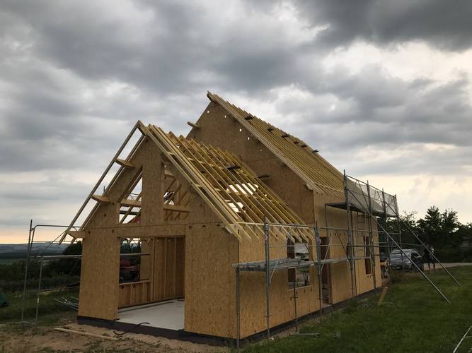 réalisation eco bois construction maison à Ecuisses