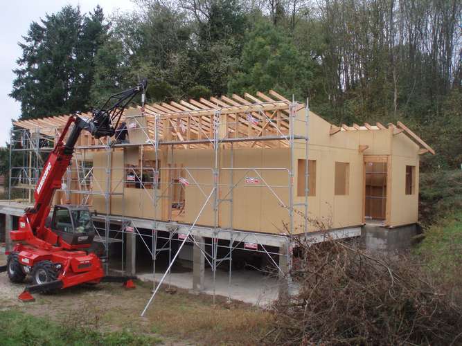 réalisation eco bois construction maison à Gourdon