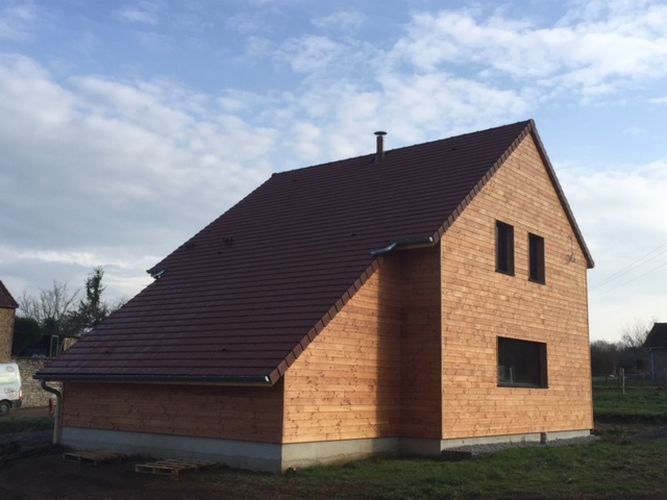 réalisation eco bois construction maison à Mazenay